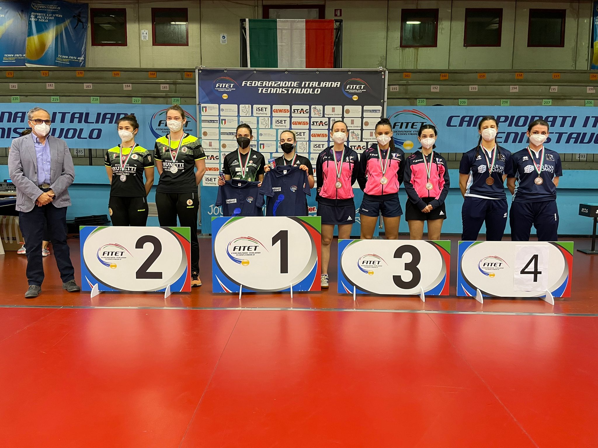 Campionati Italiani Giovanili a squadre 2022 podio Under 21 femminile