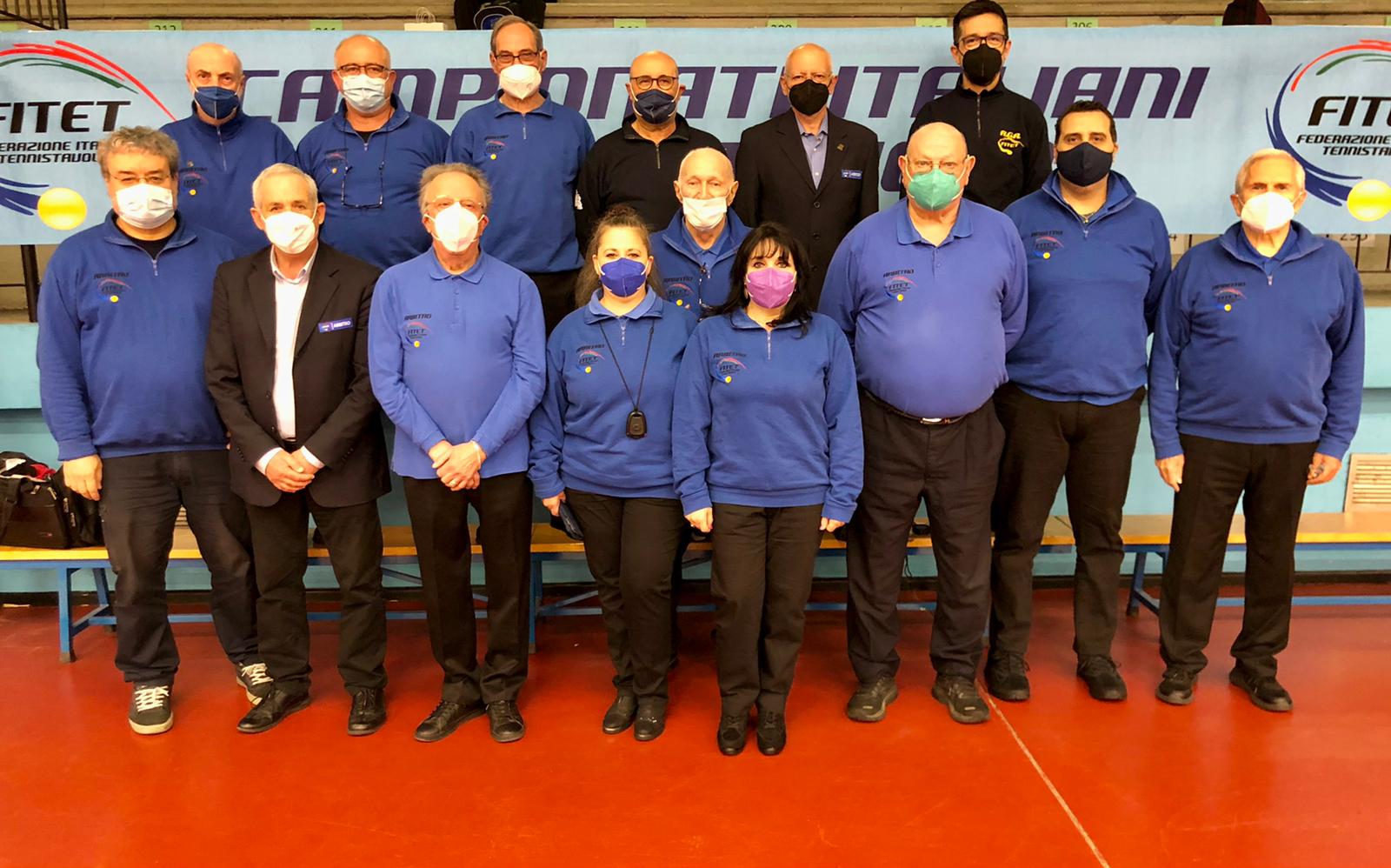 Campionati Italiani Giovanili individuali U13 U15 e U19 2022 gruppo arbitrale