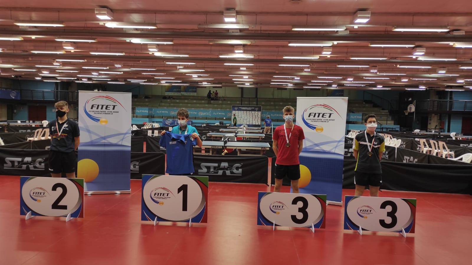 Campionati Italiani Giovanissimi Ragazzi e Allievi 2021 podio Allievi