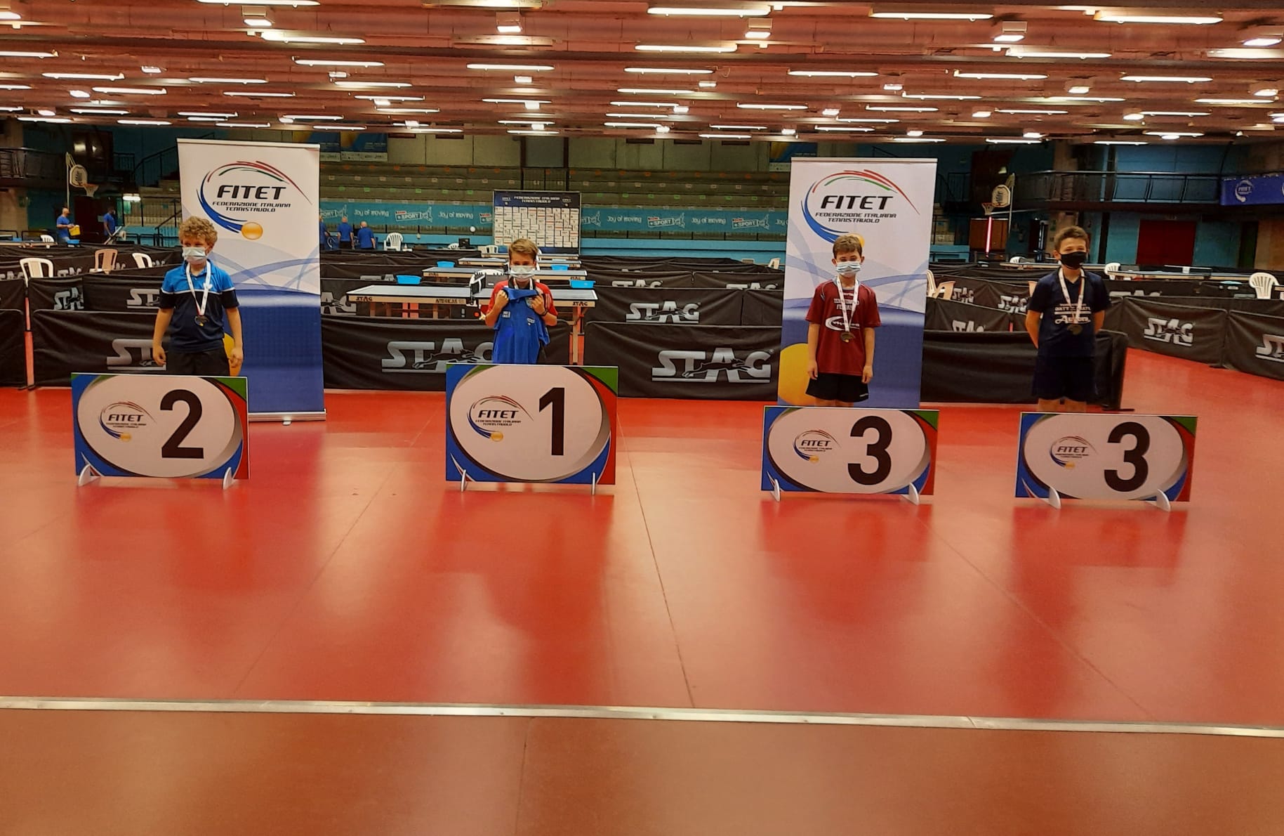Campionati Italiani Giovanissimi Ragazzi e Allievi 2021 podio Giovanissimi
