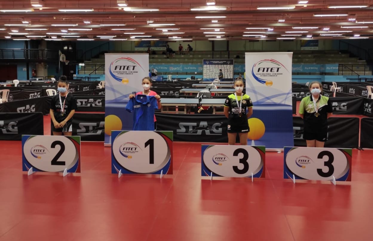Campionati Italiani Giovanissimi Ragazzi e Allievi 2021 podio Ragazze
