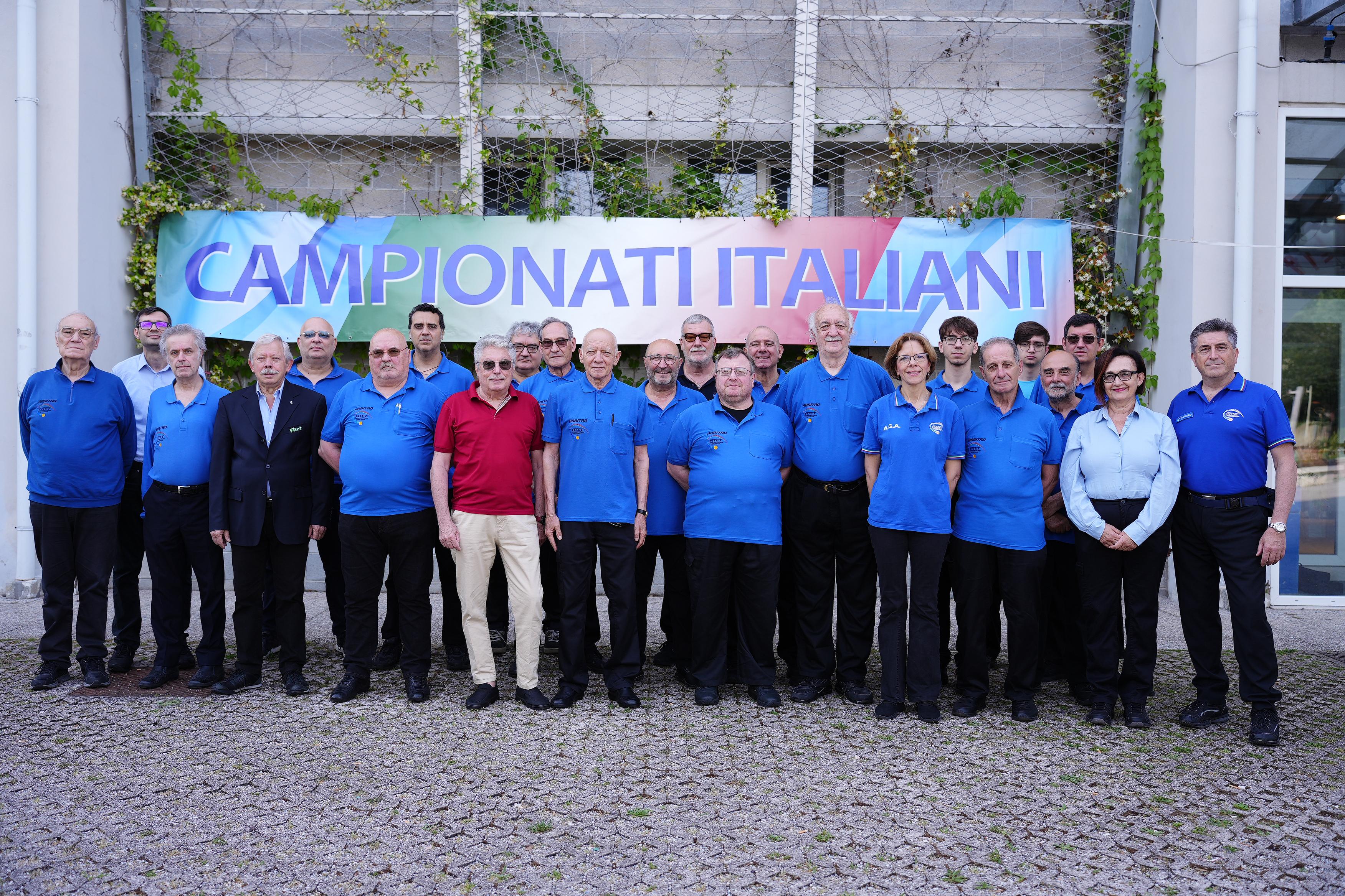 Campionati Italiani Master 2025 gruppo arbitrale