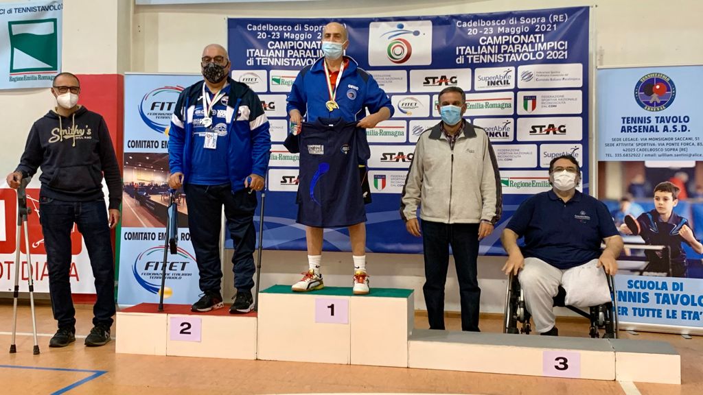 Campionati Italiani Paralimpici 2021 podio esordienti di classe 6 10