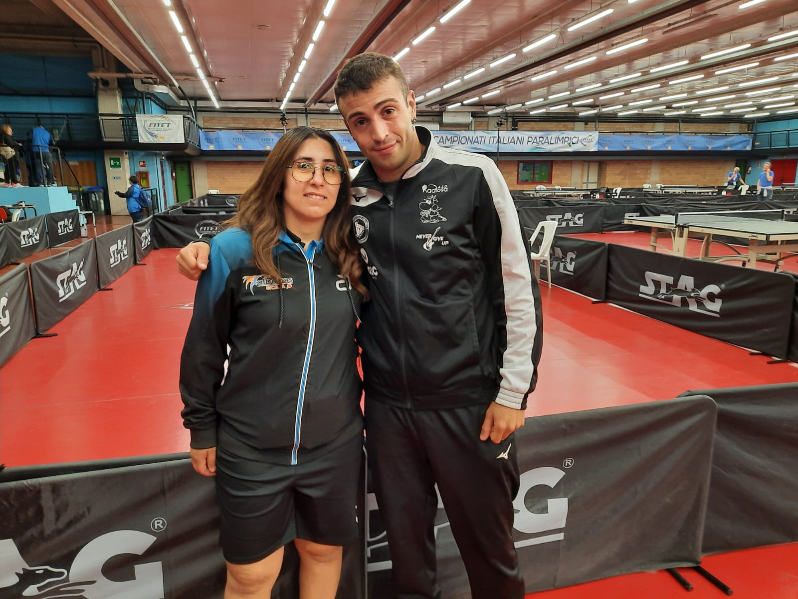 Campionati Italiani Paralimpici 2025 Marco Cacioli e Gessica Spampinato vincitori del doppio misto di classe 11