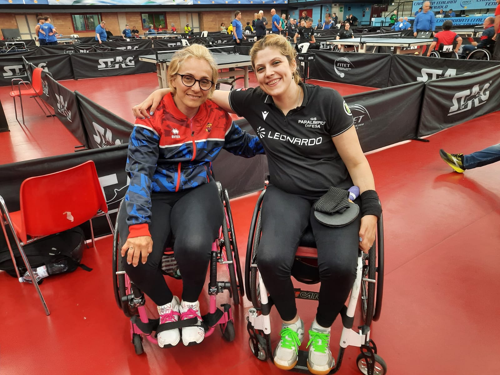 Campionati Italiani Paralimpici 2025 Michela Brunelli e Giada Rossi vincitrici del doppio femminile di classe 1 5