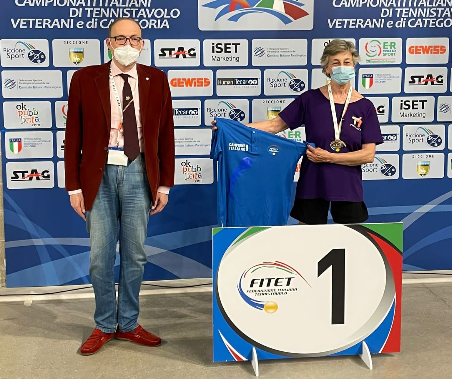 Campionati Italiani Veterani 2021 podio femminile Over 70