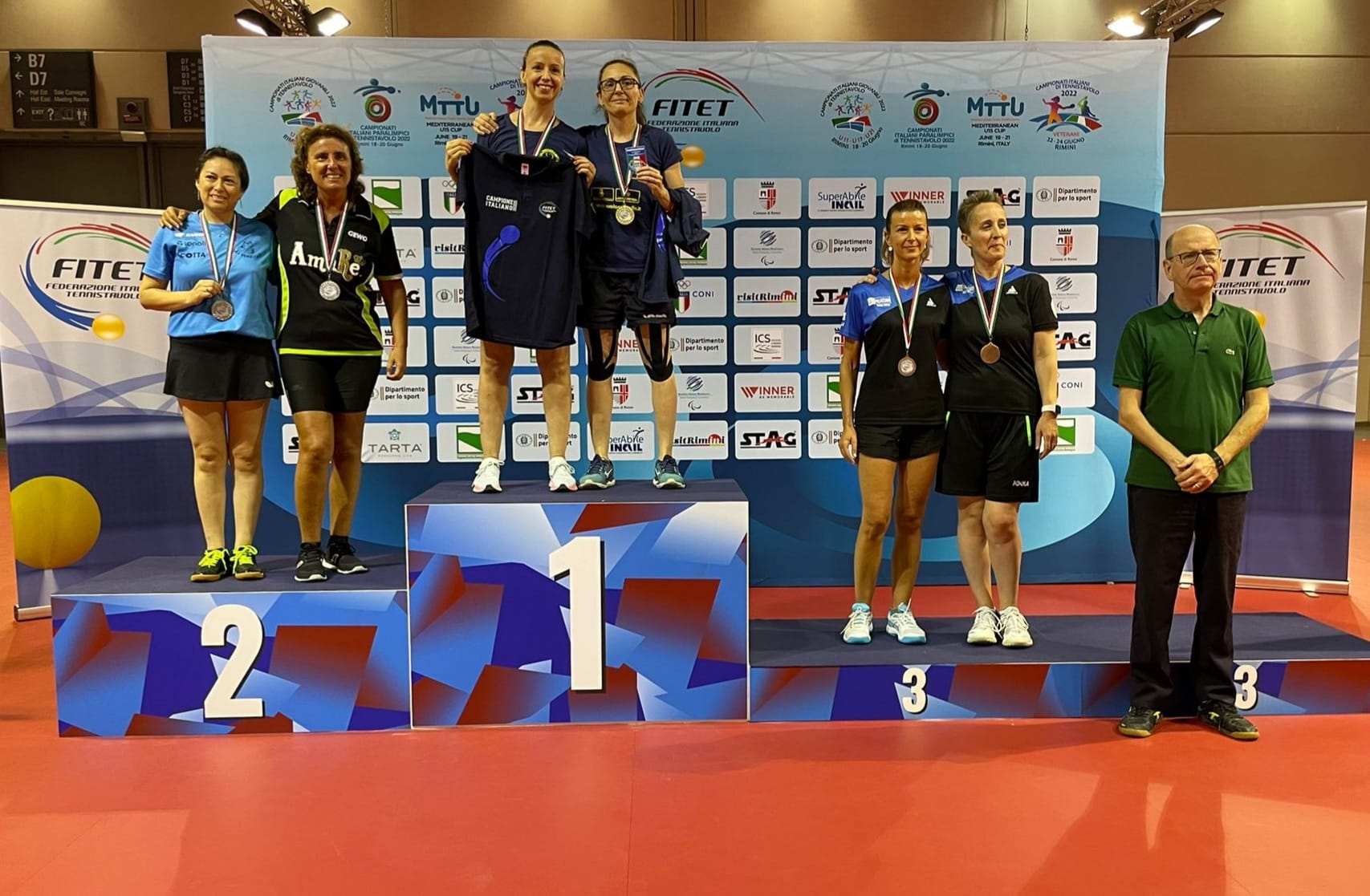 Campionati Italiani Veterani 2022 doppio femminile Over 40