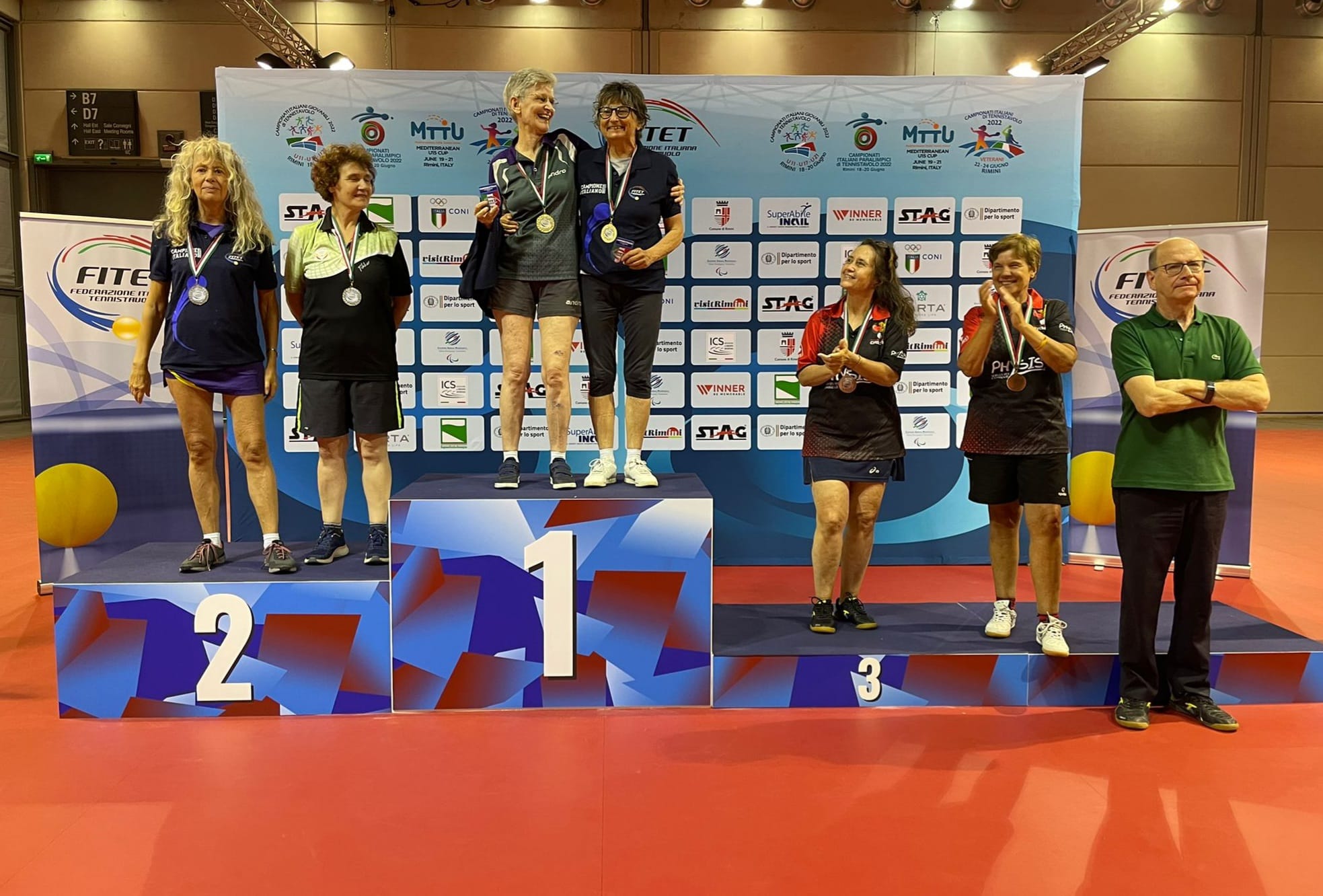 Campionati Italiani Veterani 2022 doppio femminile Over 60