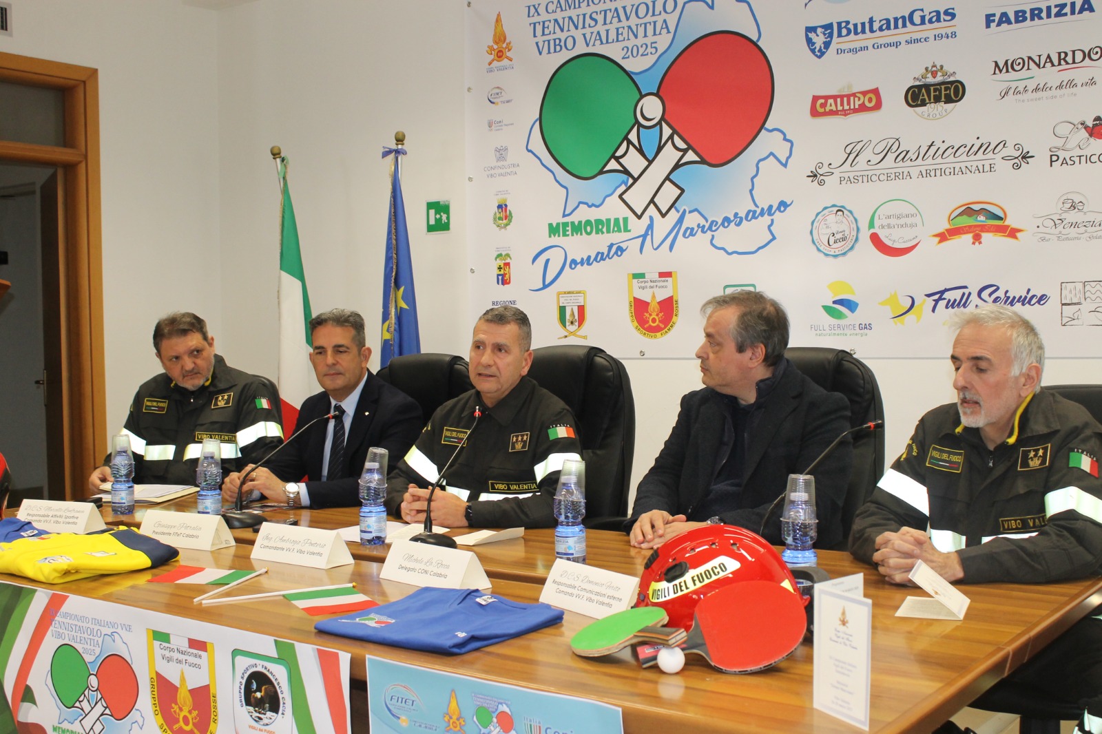 Campionati Italiani dei Vigili del Fuoco 2025 a Vibo Valentia conferenza stampa
