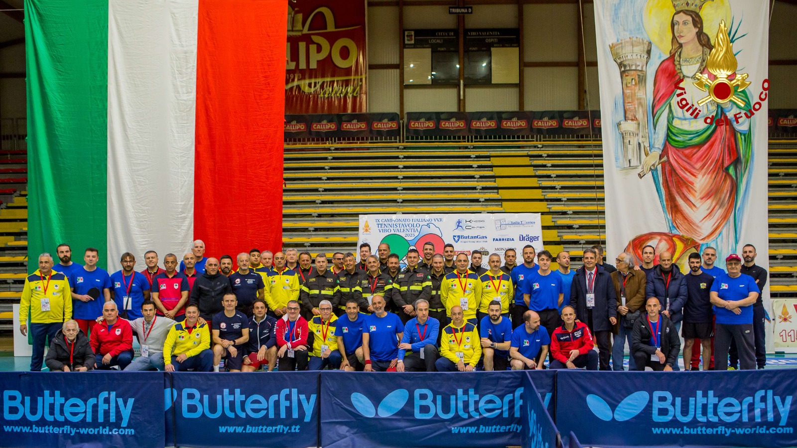 Campionati Italiani dei Vigili del Fuoco 2025 gruppo dei partecipanti