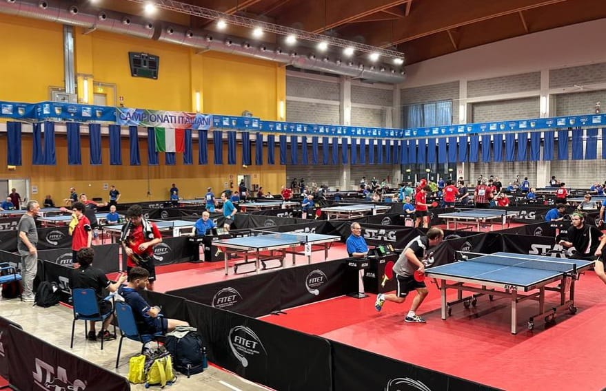 Campionati Italiani di 4ª 5ª 6ª categoria di Riccione 2023 panorama singolare maschile di quarta categoria