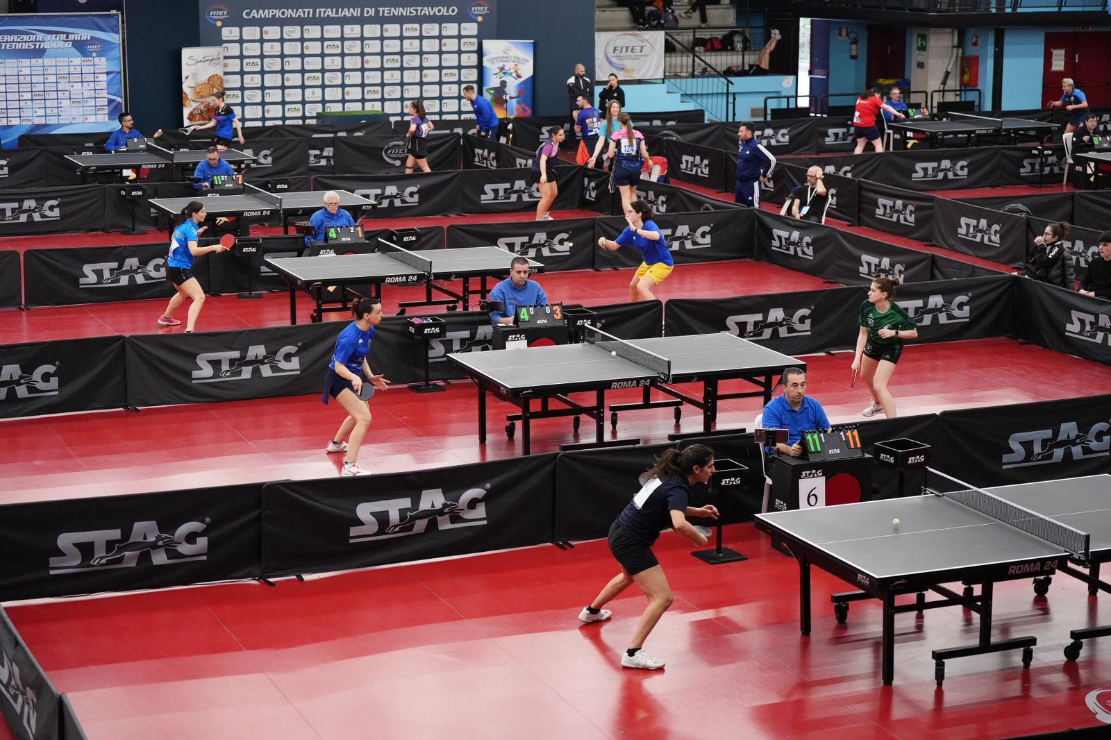 Campionati Italiani di Terni 2026 panoramica gironi dei singolari di seconda categoria