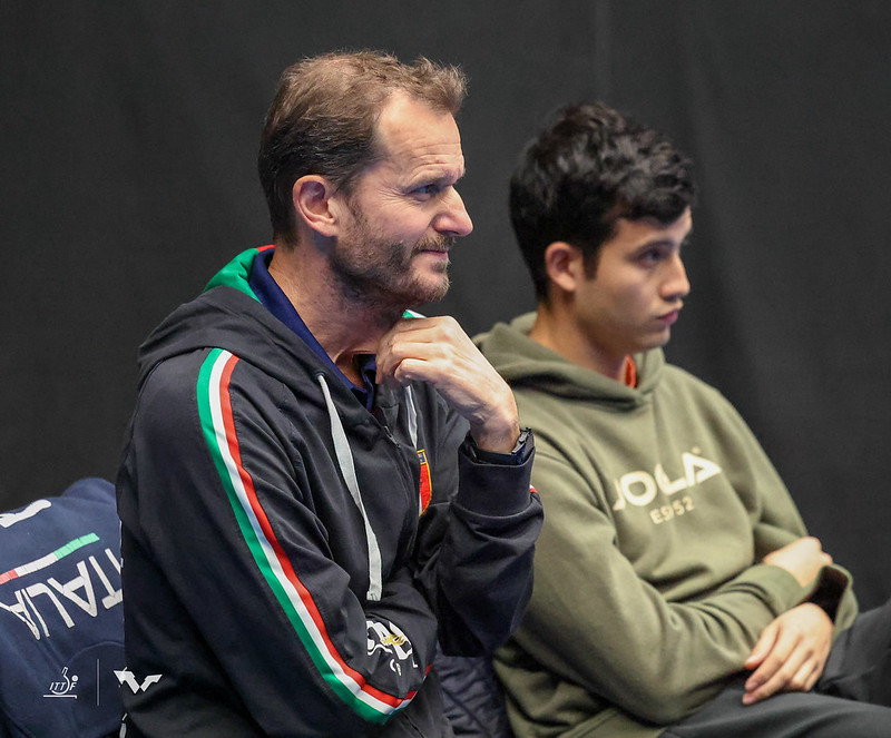 Campionati Mondiali Giovanili di Helsingborg 2024 Lorenzo Nannoni in panchina