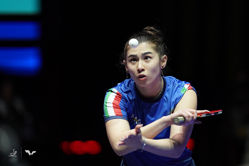 Campionati Mondiali a squadre di Busan 2024 Gaia Monfardini al servizio