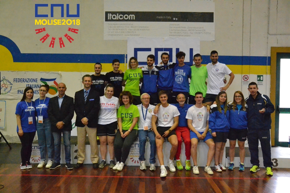 Campionati Nazionali Universitari 2018 foto di gruppo