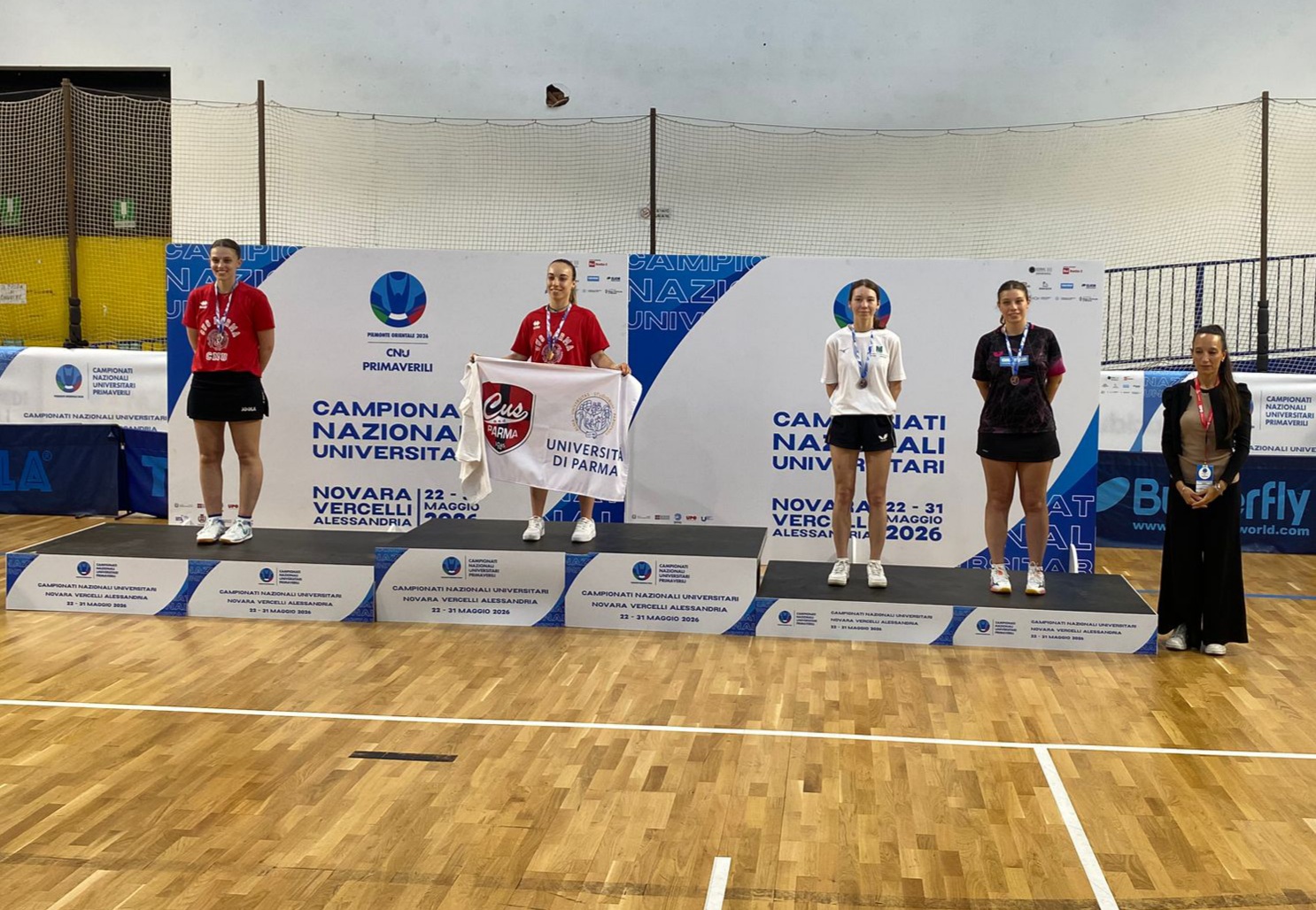 Campionati_Nazionali_Universitari_di_Novara_2026_podio_del_singolare_femminile