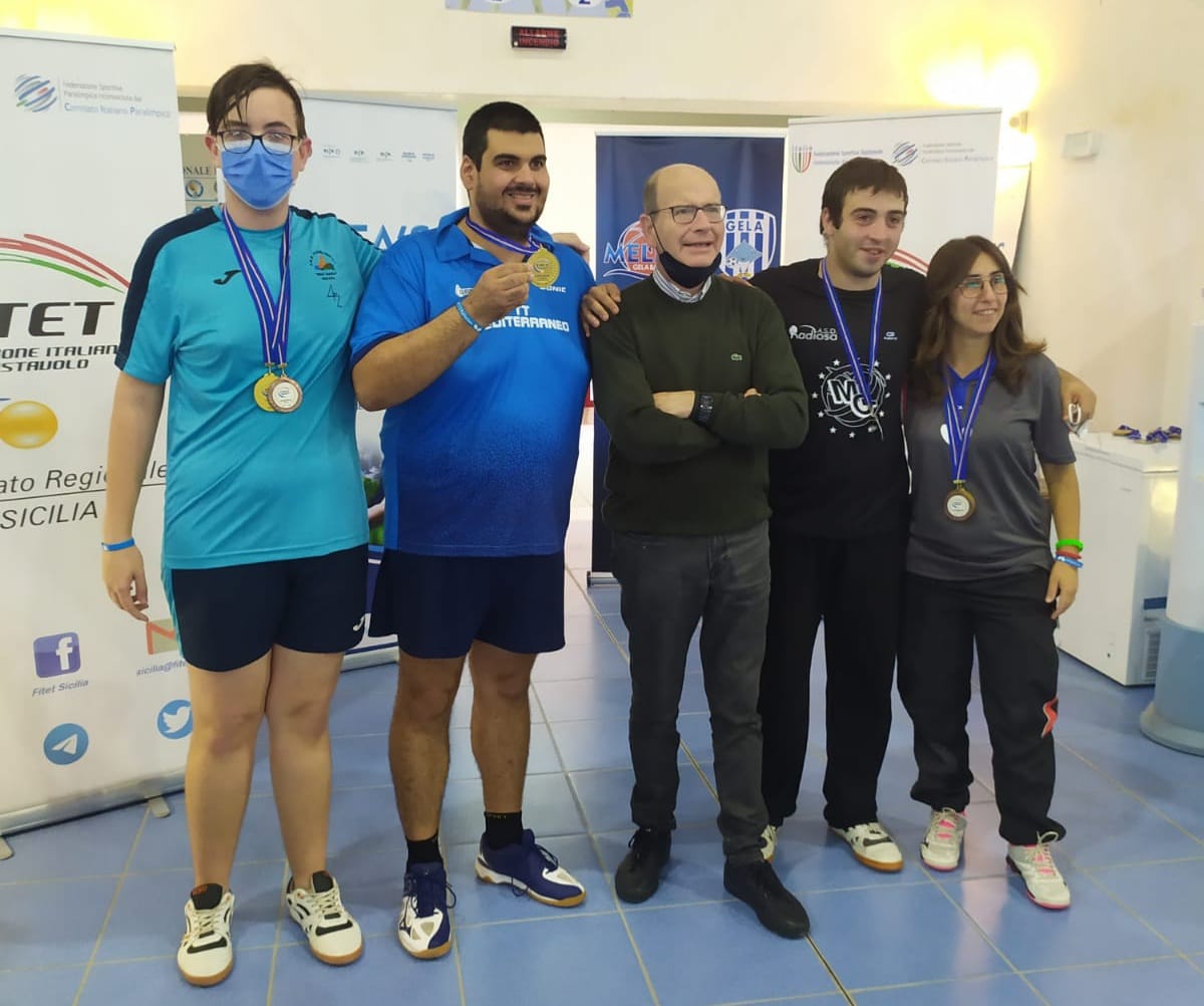 Campionati Regionali Paralimpici Sicilia 2021 podio di classe 11