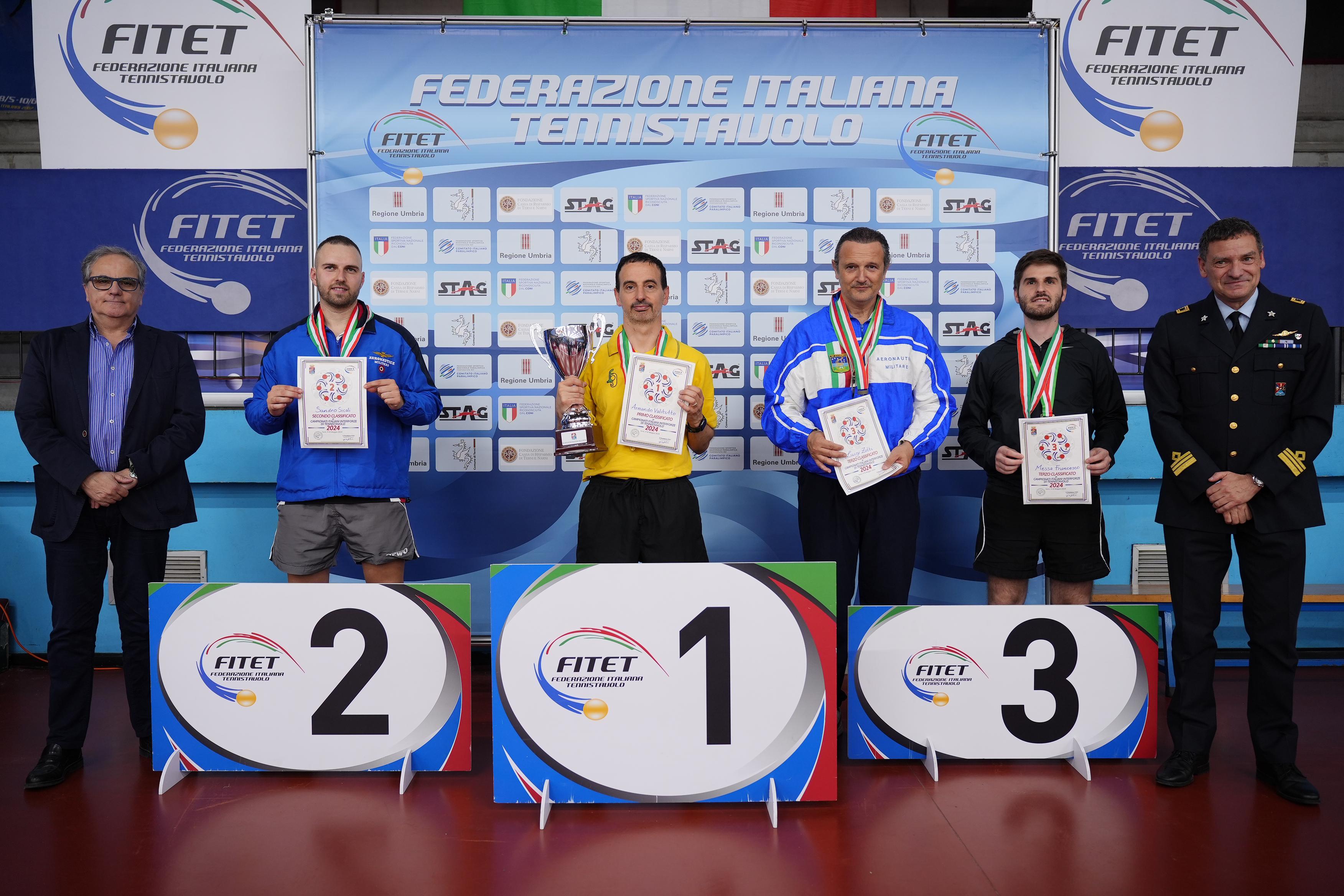 Campionato Italiano Interforze 2024 il podio