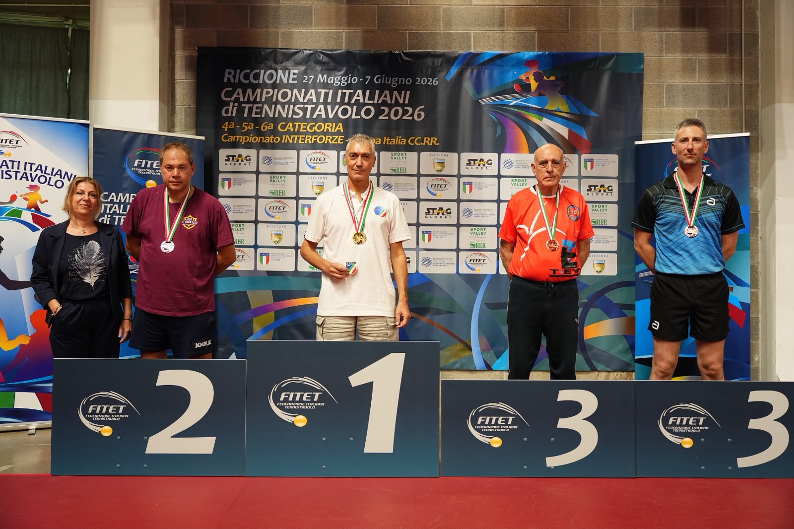 Campionato Naz. Polizie Locali 2026 podio del singolare mas
