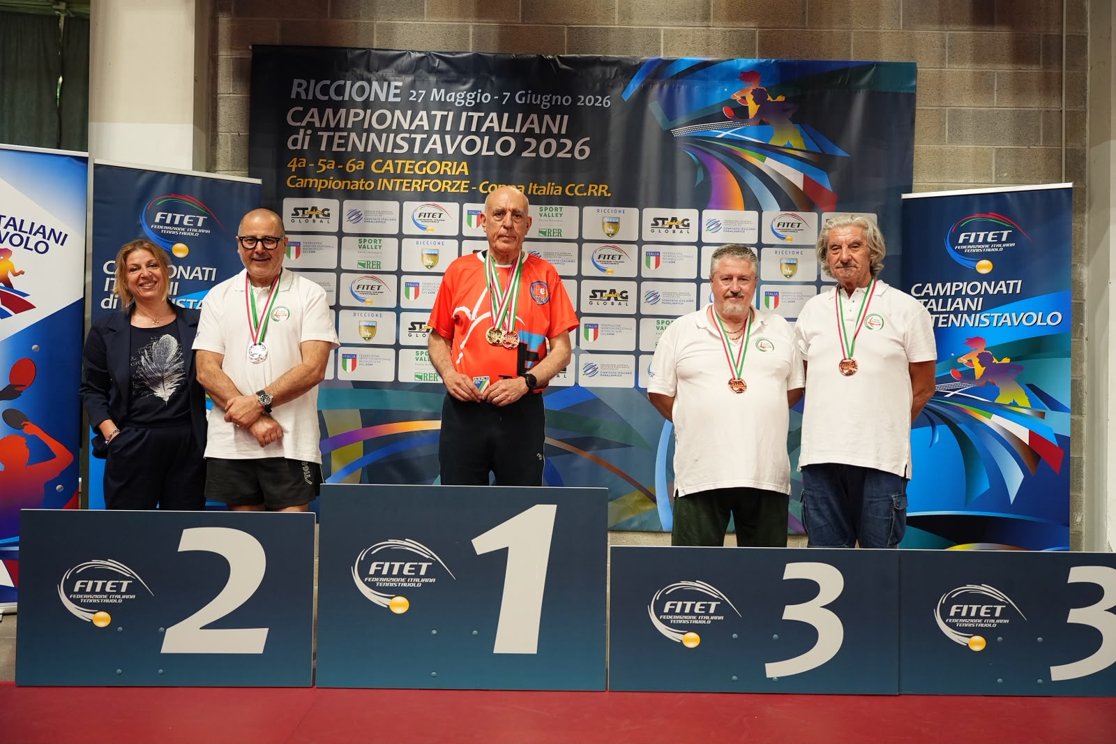 Campionato Naz. Polizie Locali 2026 podio sing. Over 60