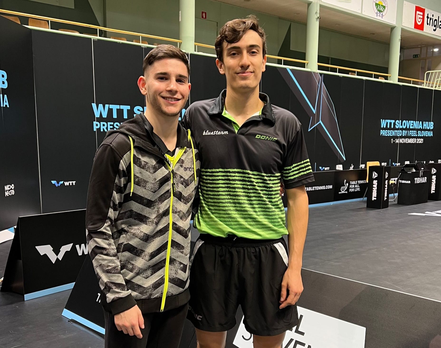Carlo Rossi e Daniele Pinto al WTT Contender Lasko 2021