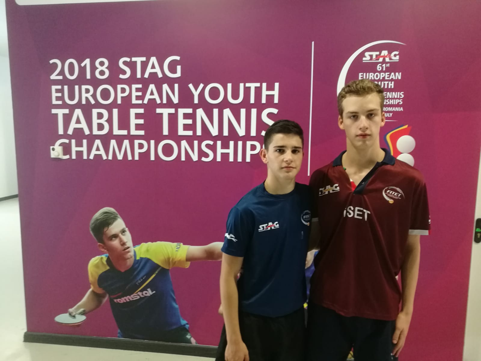 Carlo Rossi e Matteo Mutti Europei Giovanili 2018
