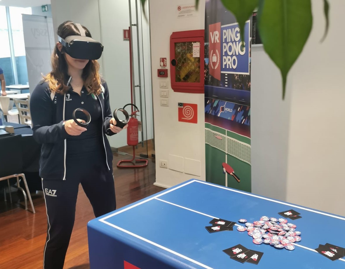 Chiara Colantoni per VR Ping Pong Pro