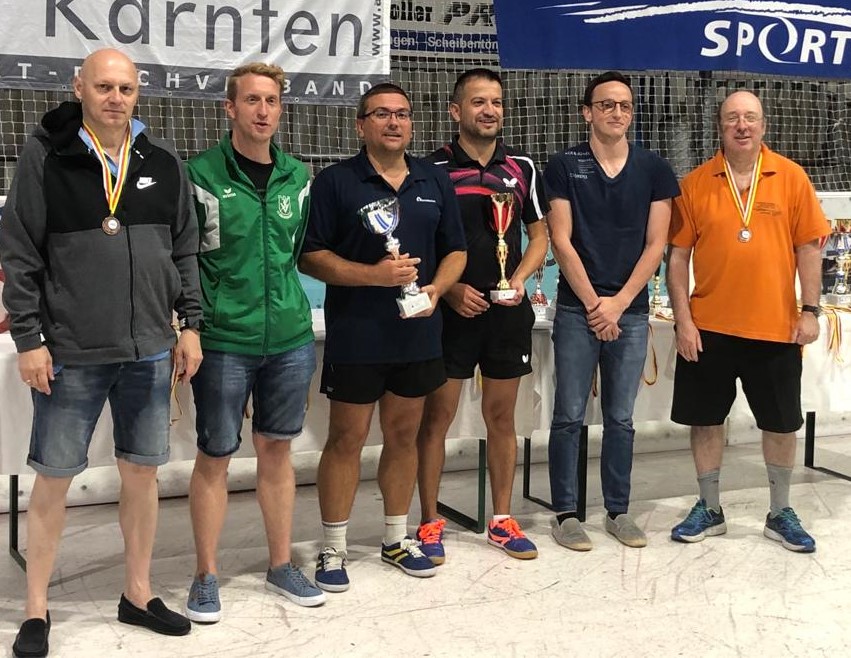 Claudio Sassi Claudio Maccabiani e Davide Infantolino Trofeo Alpen Adria 2019 torneo Over 40