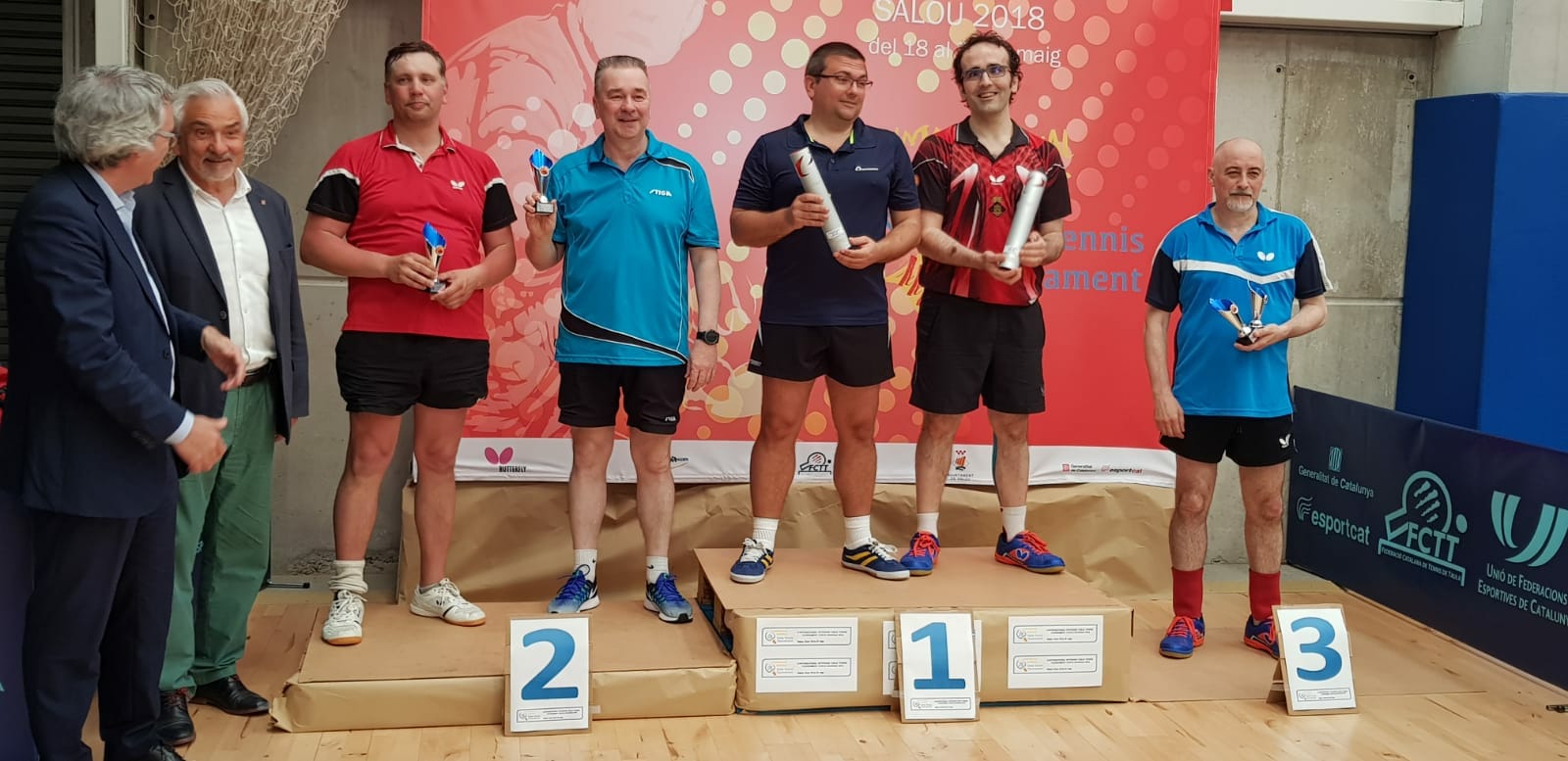 Claudio Sassi vince torneo Veterani in doppio in Spagna 2018