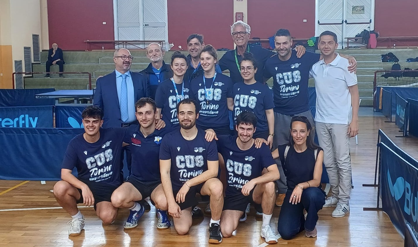 Cnu 2024 squadra tennistavolo Cus Torino
