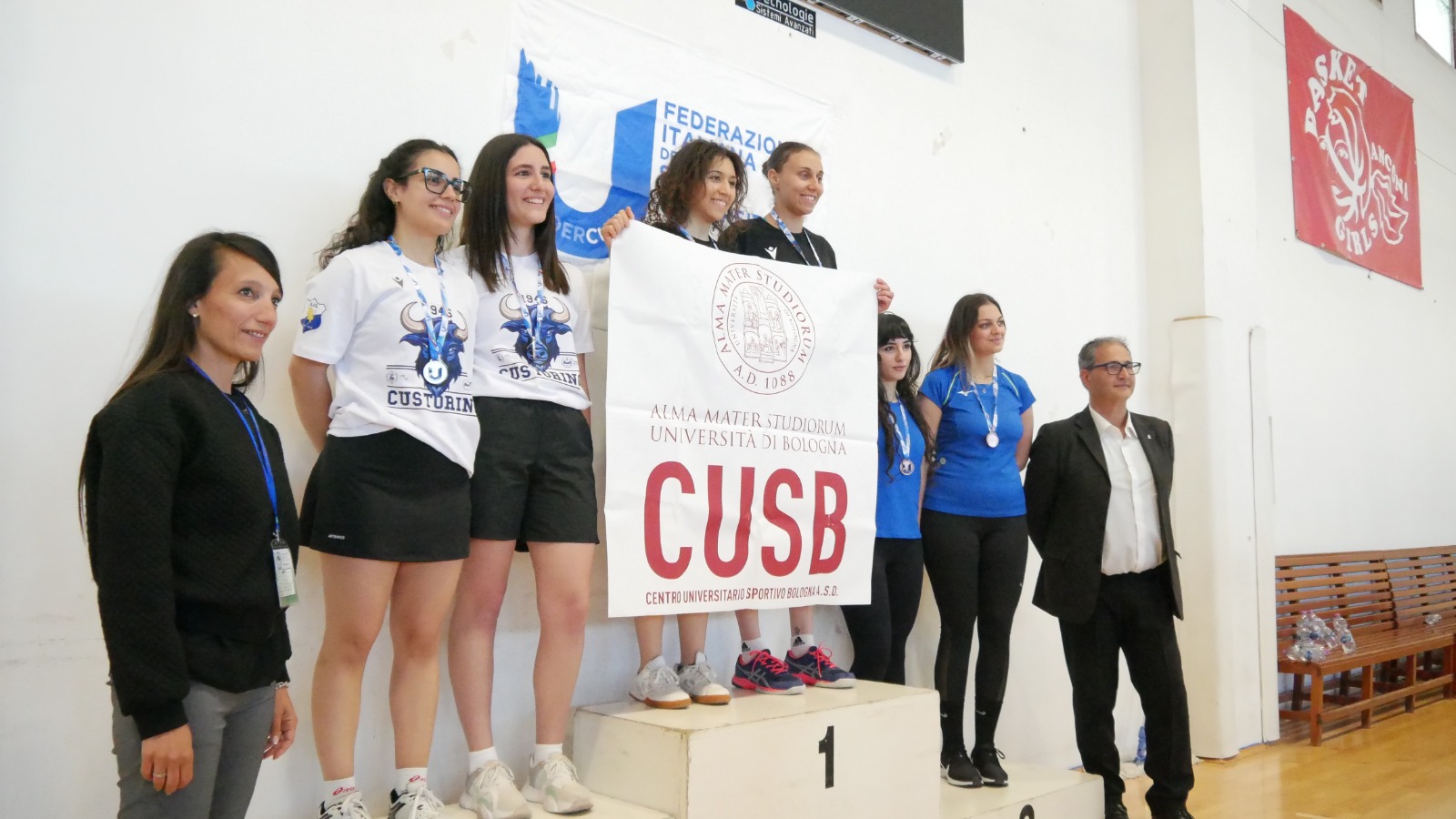 Cnu 2025 ad Ancona podio del doppio femminile