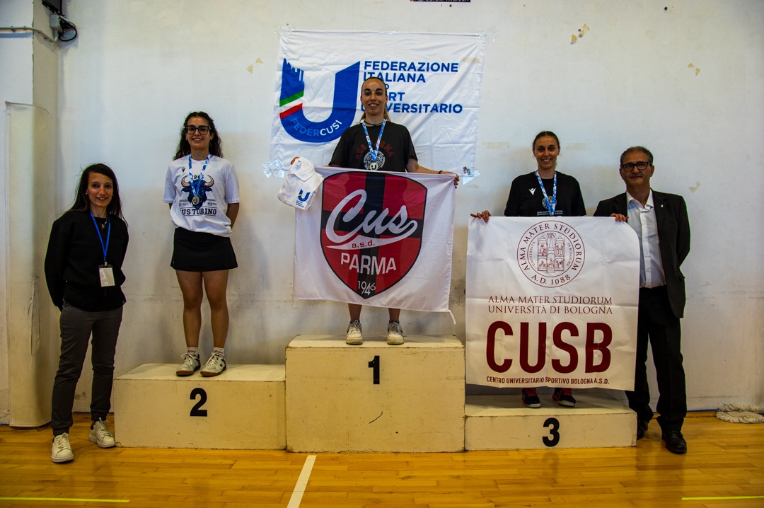 Cnu 2025 ad Ancona podio del singolare femminile