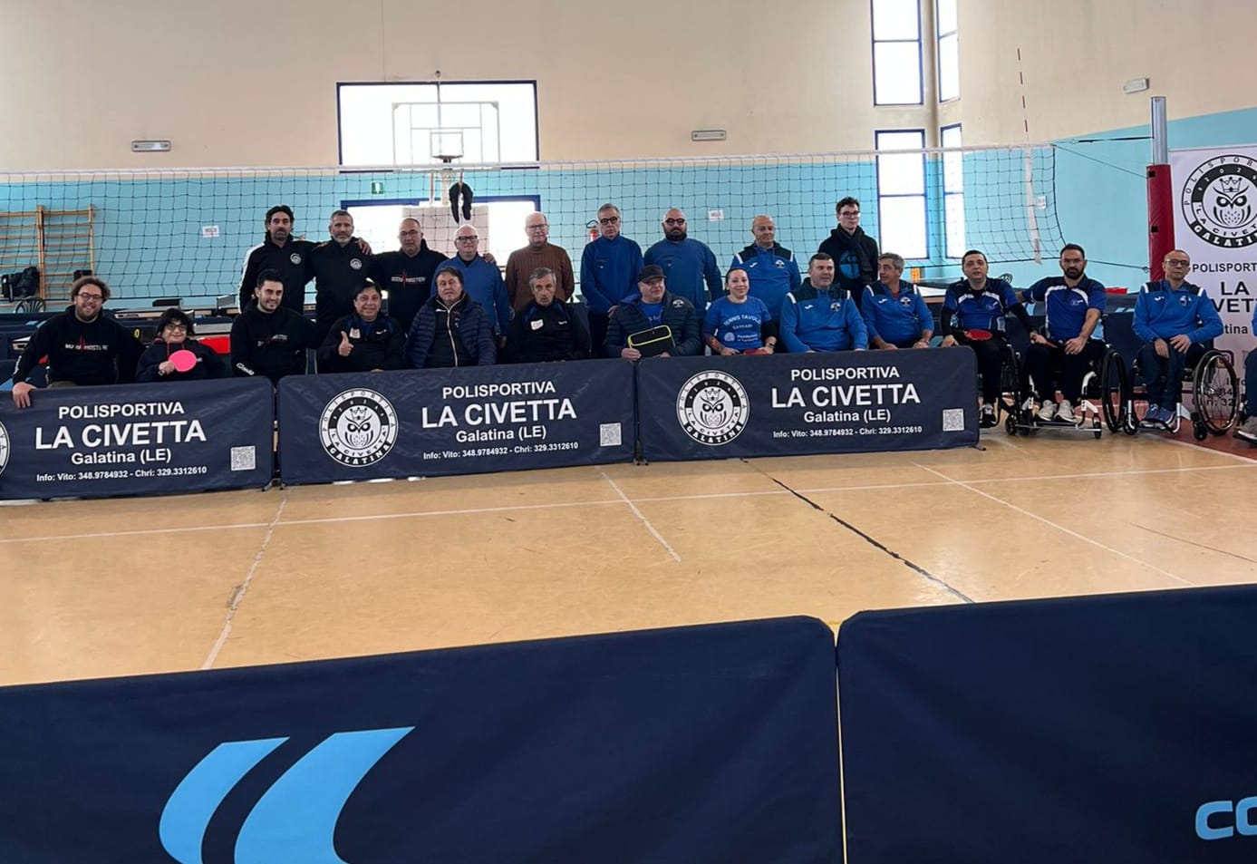 Concentramento paralimpico di serie A2 di classe 1 5 del 18 gennaio 2026 a Galatina