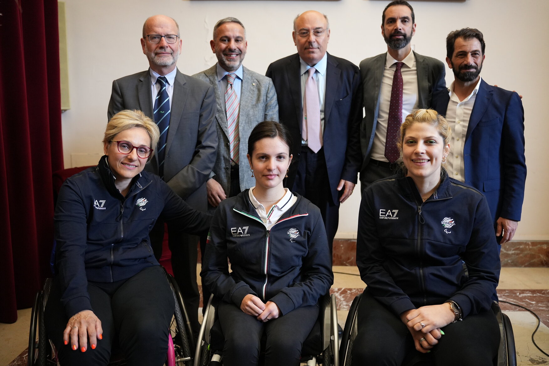 Conferenza stampa Campionati Italiani Paralimpici 2023 i relatori