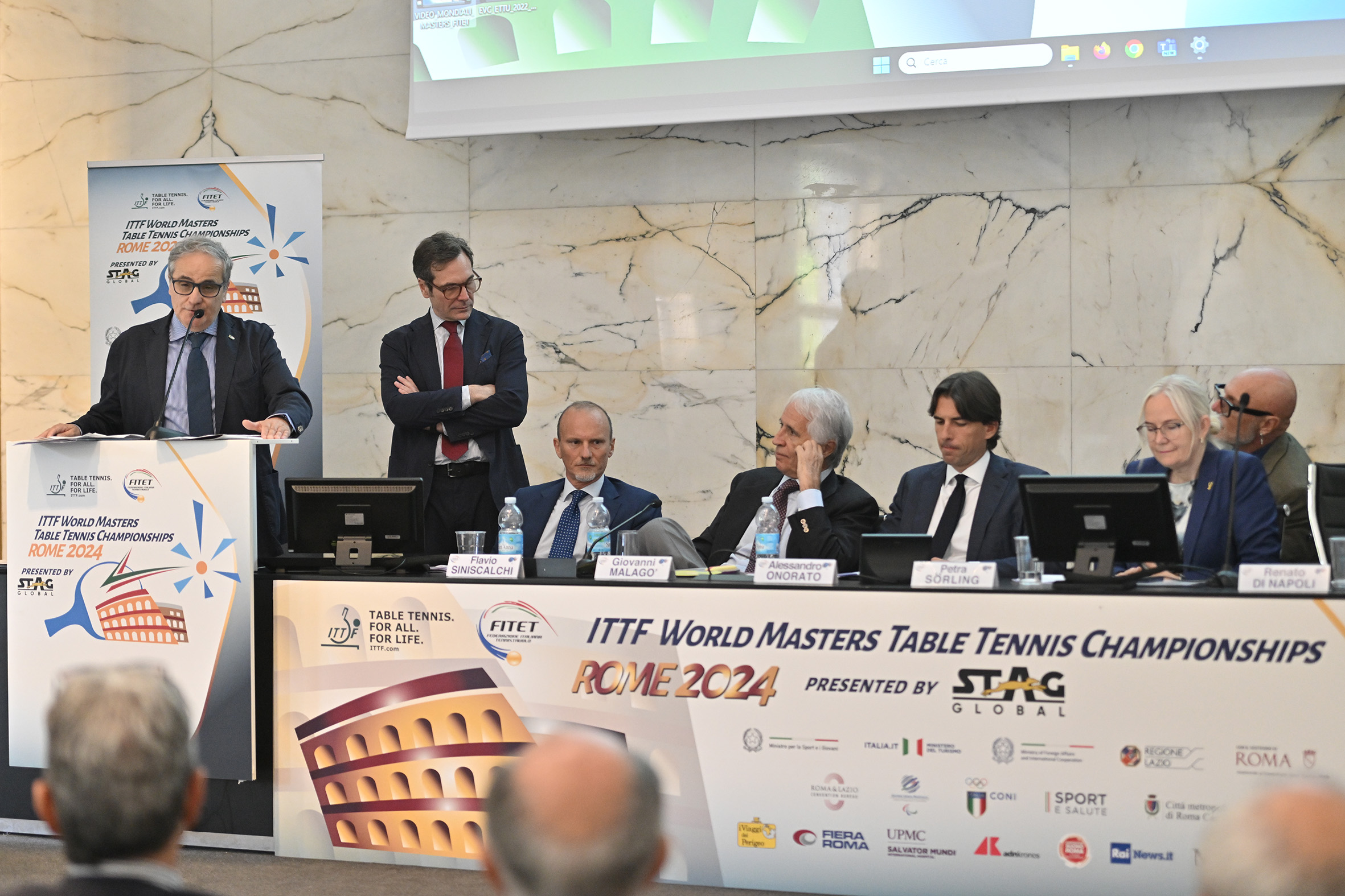 Conferenza stampa intervento del presidente Renato Di Napoli