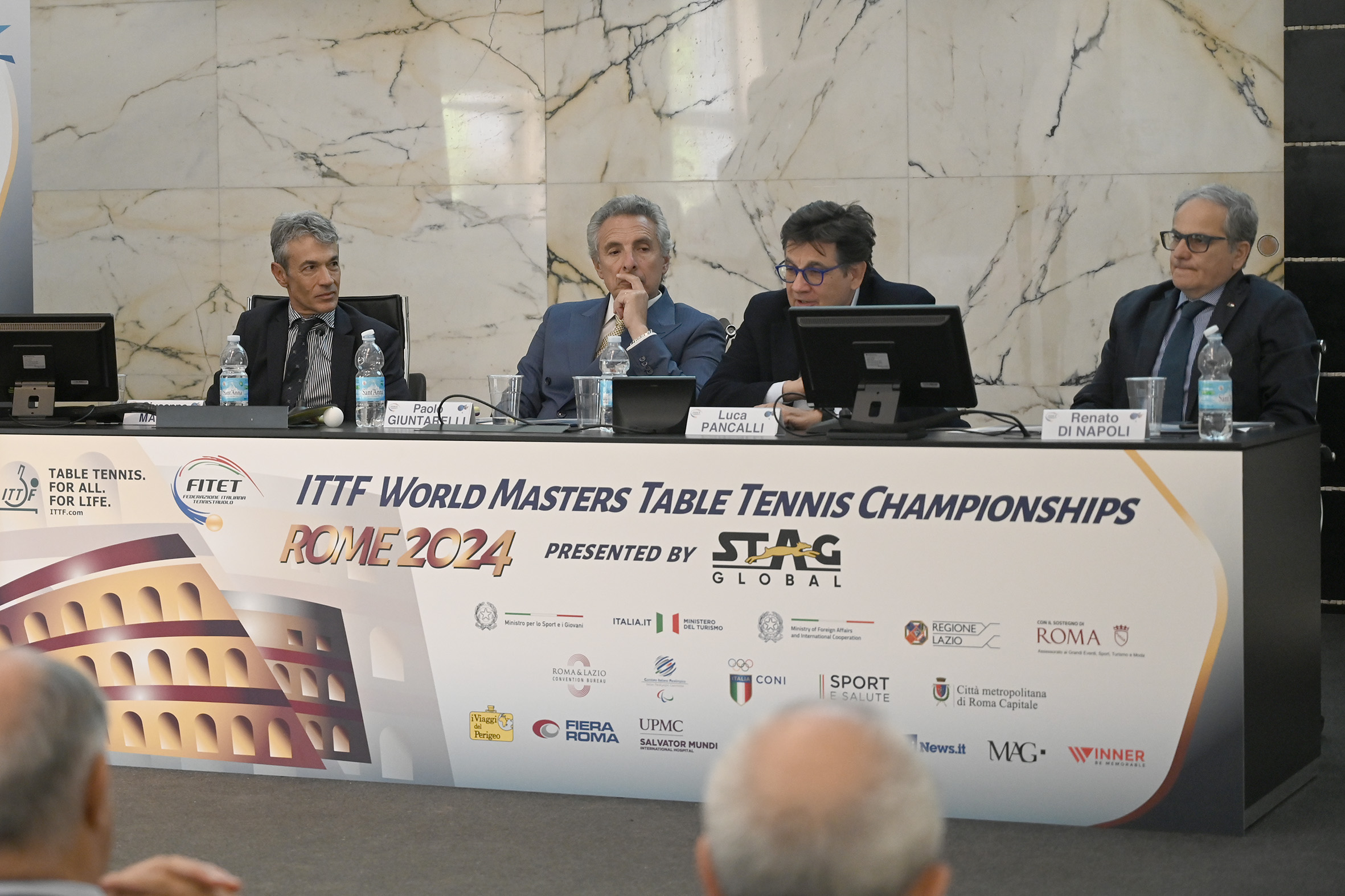 Conferenza stampa secondo tavolo dei relatori