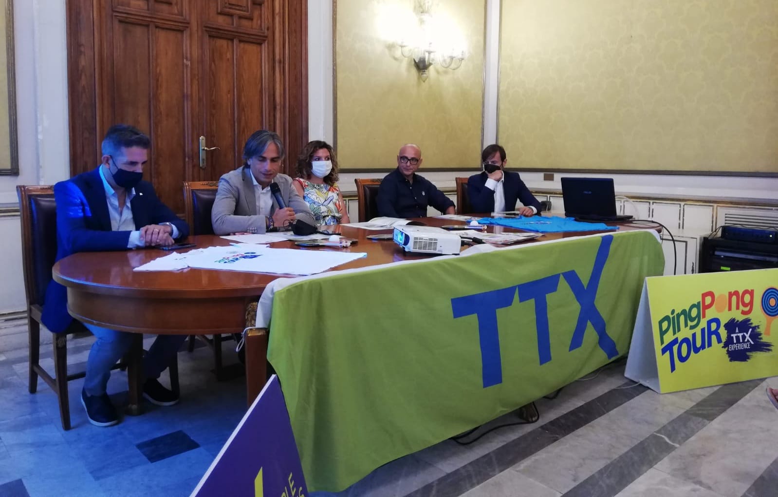 Conferenza stampa tappa del Ping Pong Tour 2021 di Reggio Calabria