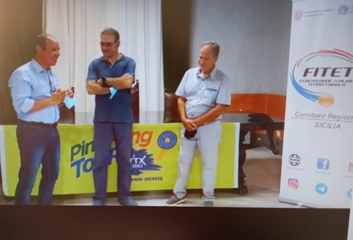 Conferenza stampa tappa del Ping Pong Tour 2021 di Termini Imerese