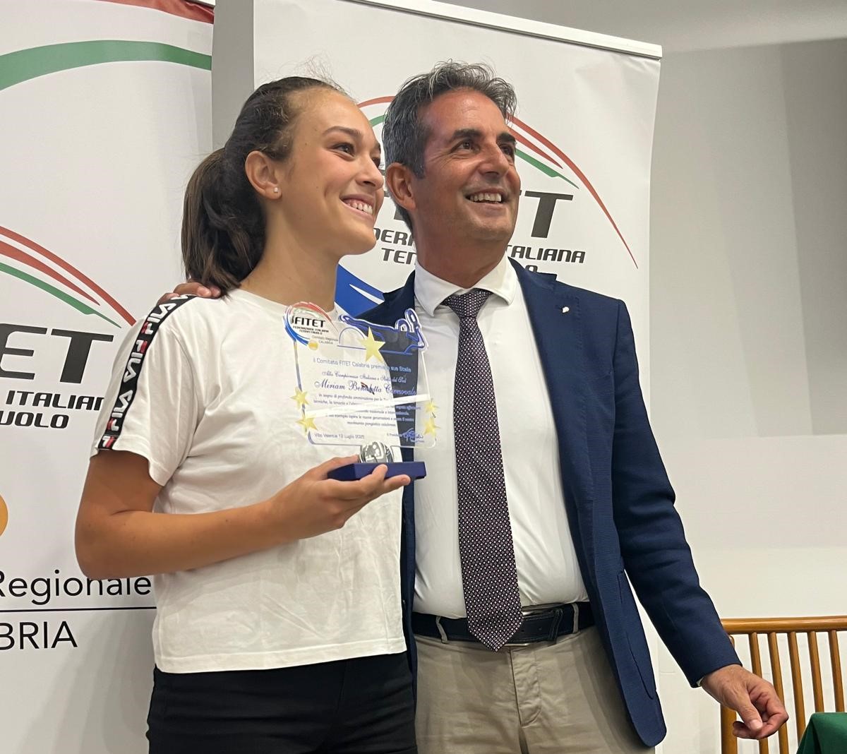 Consulta FITeT Calabria luglio 2025 premiazione Miriam Carnovale