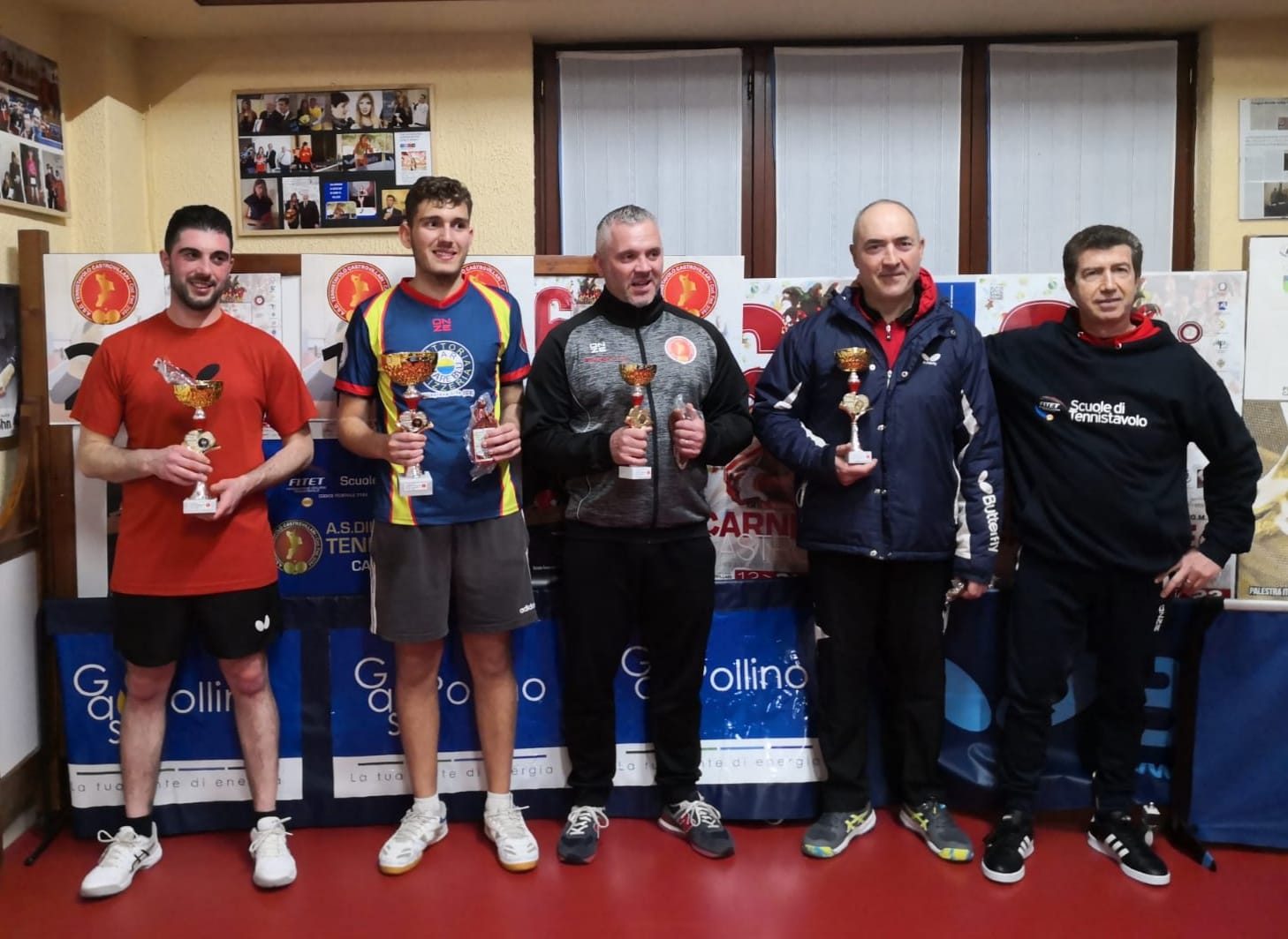 Coppa Carnevale 2023 al TT Castrovillari podio torneo assoluto