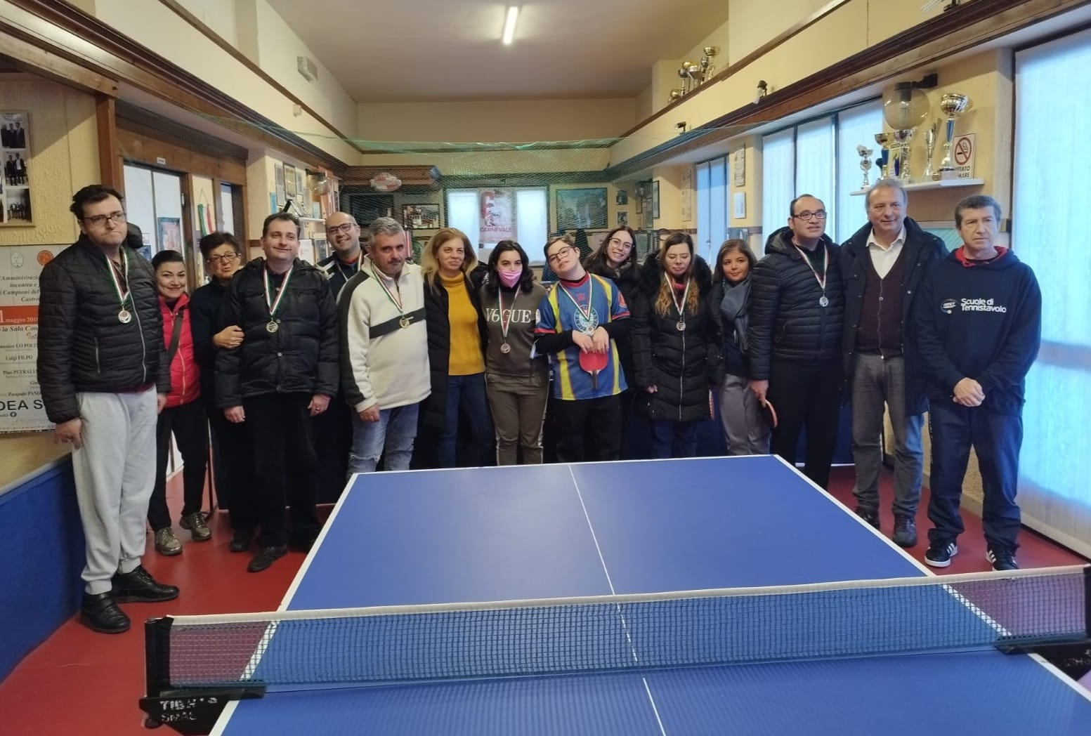 Coppa Carnevale 2023 alla Scuola di Tennistavolo del TT Castrovillari