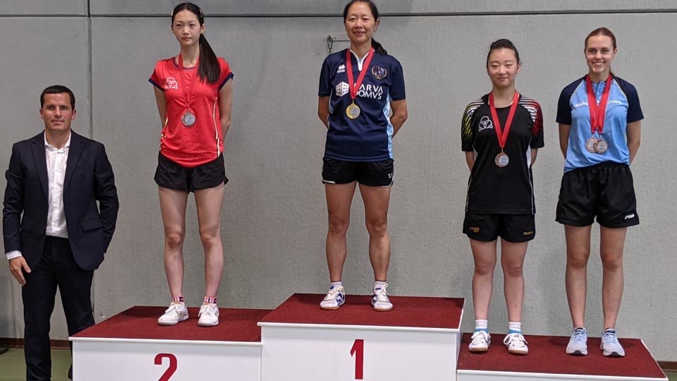 Coppa Kras 2023 podio del singolare femminile