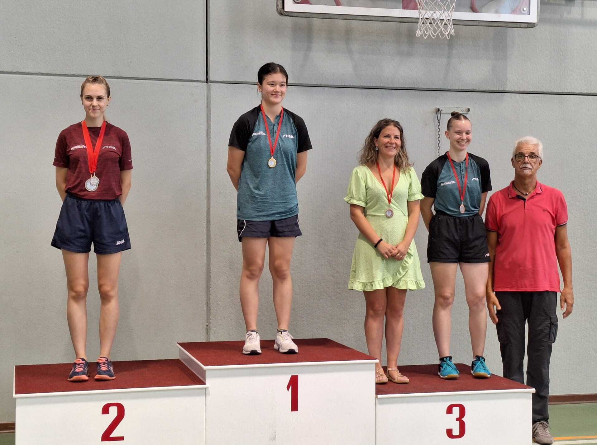 Coppa Kras 2024 podio del singolare femminile