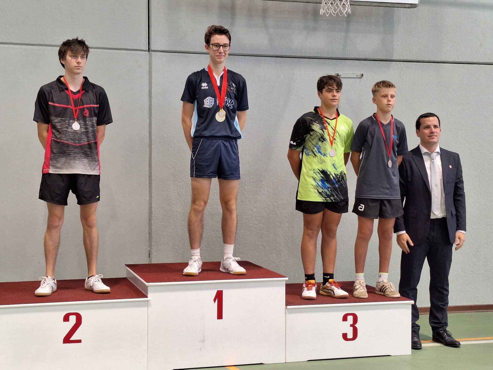 Coppa Kras 2024 podio del singolare maschile