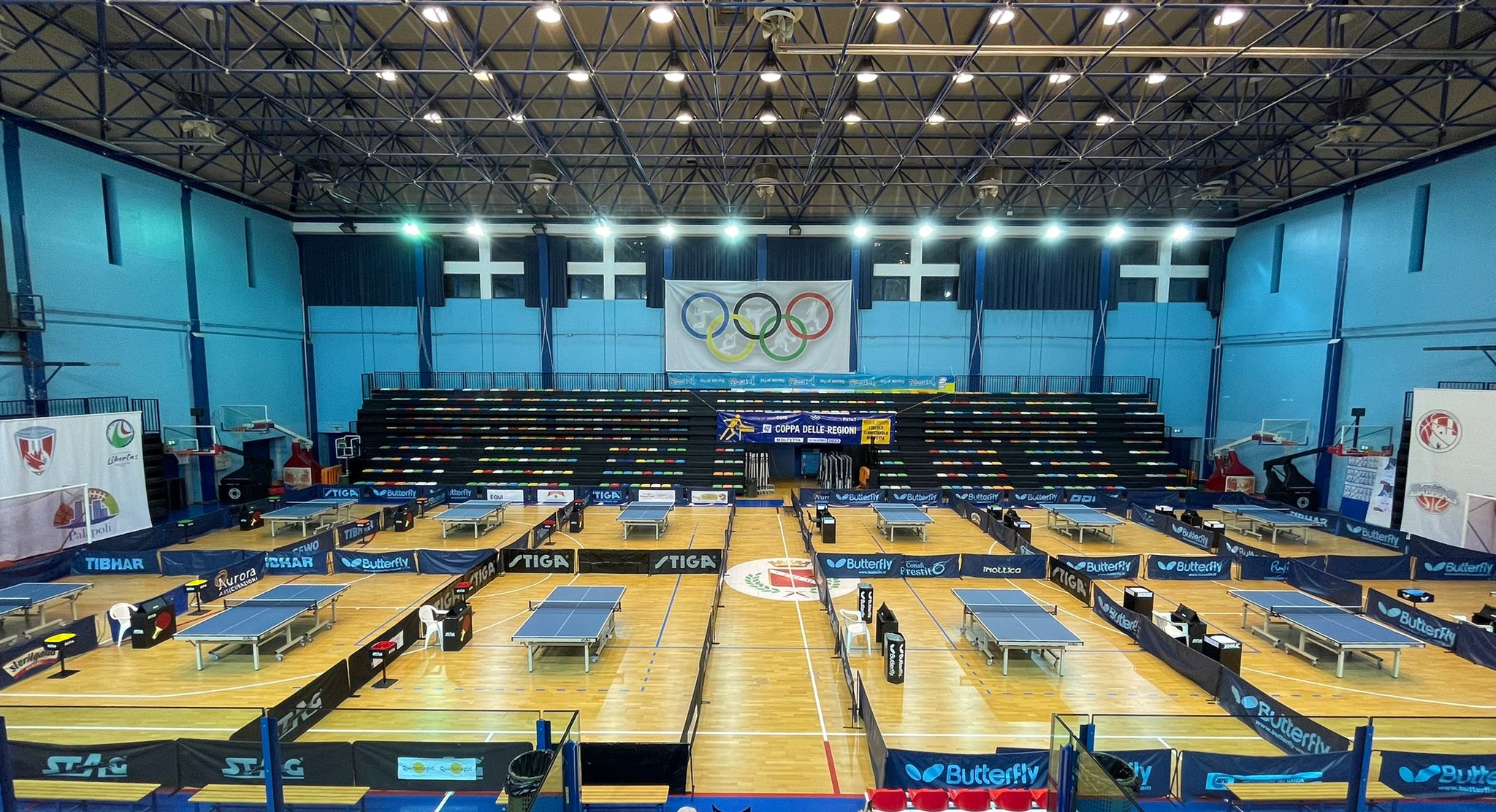 Coppa delle Regioni 2022 panoramica tavoli