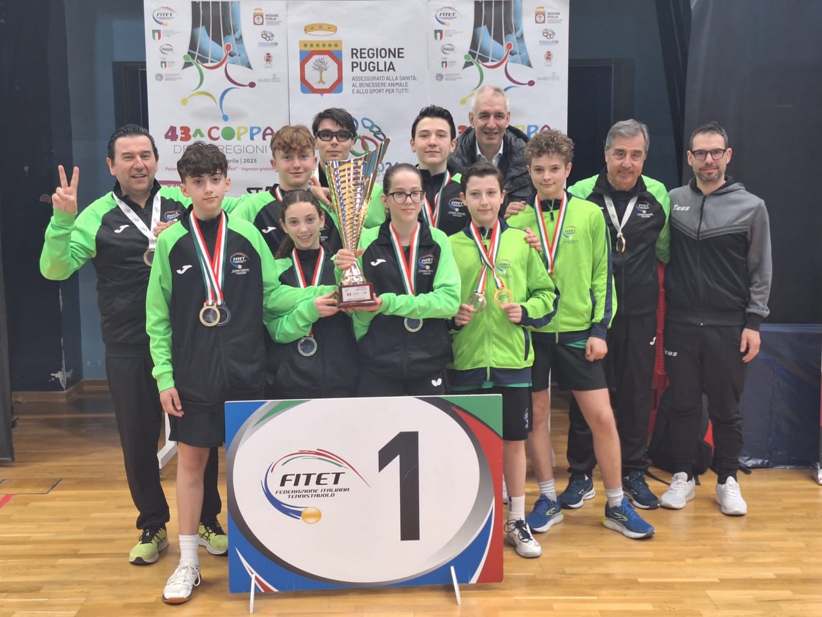 Coppa delle Regioni 2025 la Toscana vincitrice