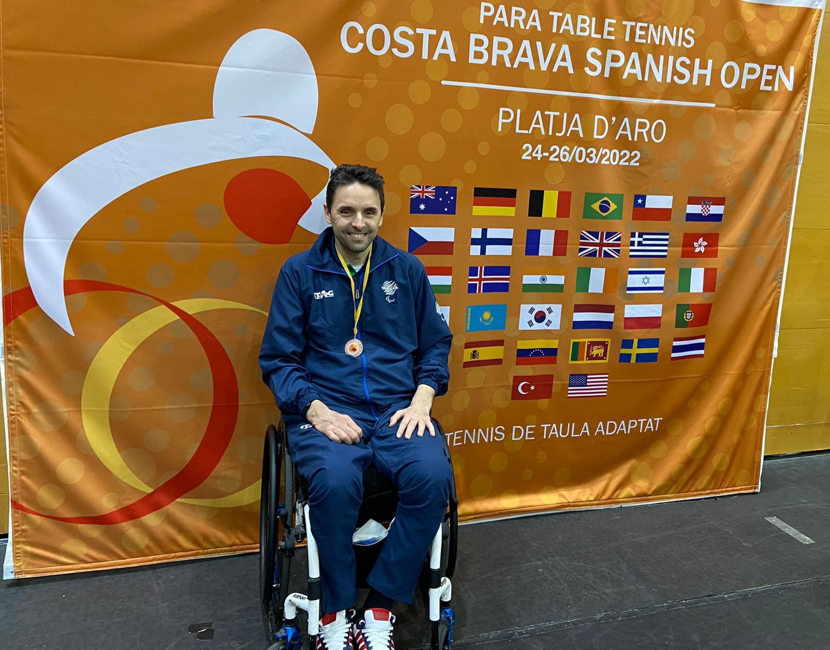 Costa Brava Spanish Para Open 2022 Federico Crosara bronzo in classe 2