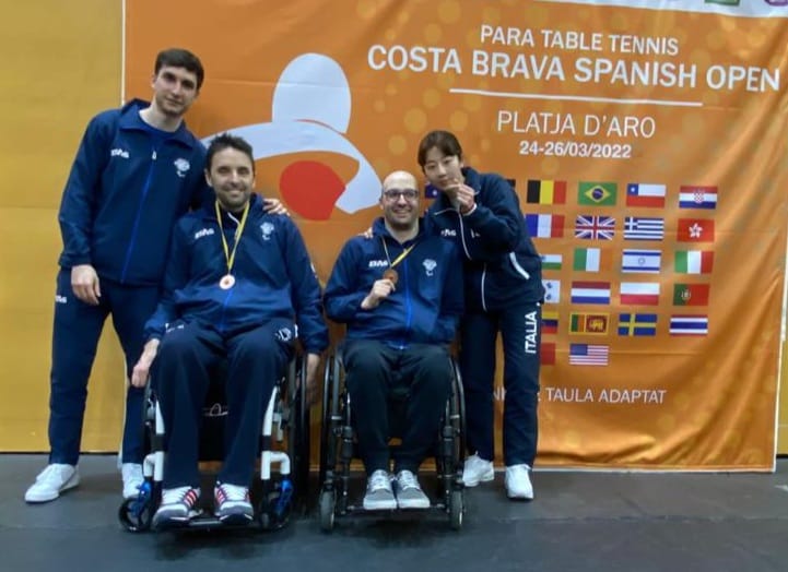 Costa Brava Spanish Para Open 2022 Federico Falco e Federico Crosara bronzo nel doppio di classe MW4