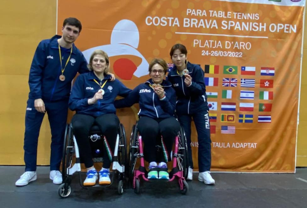 Costa Brava Spanish Para Open 2022 Giada Rossi e Michela Brunelli argento nel doppio di classe WW5 10