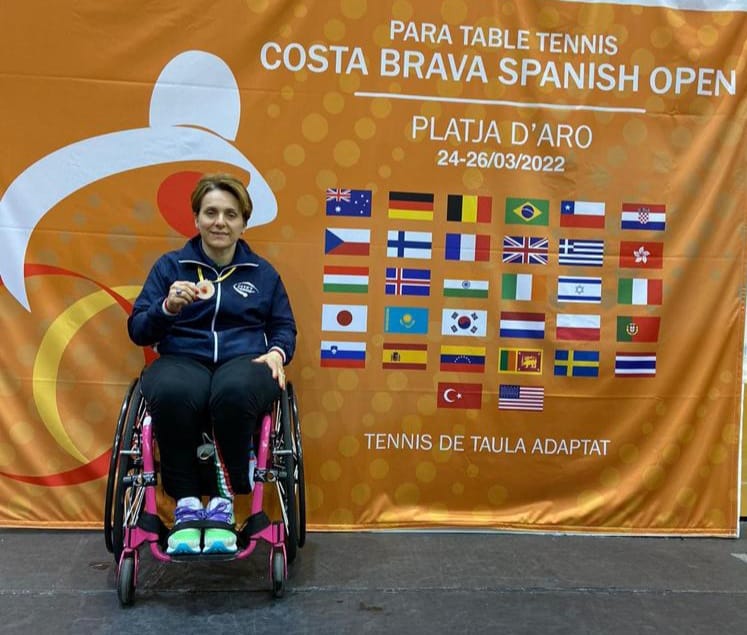 Costa Brava Spanish Para Open 2022 Michela Brunelli bronzo in classe 3